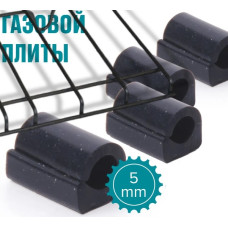 Опора резиновая на проволочную решетку стола d-5мм